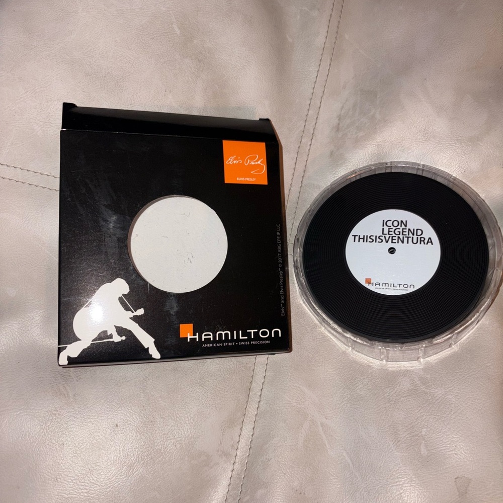 Hamilton Ventura Watch Elvis Presley Limited Edition *COASTER SET